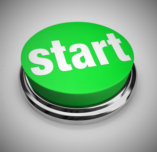 green start button